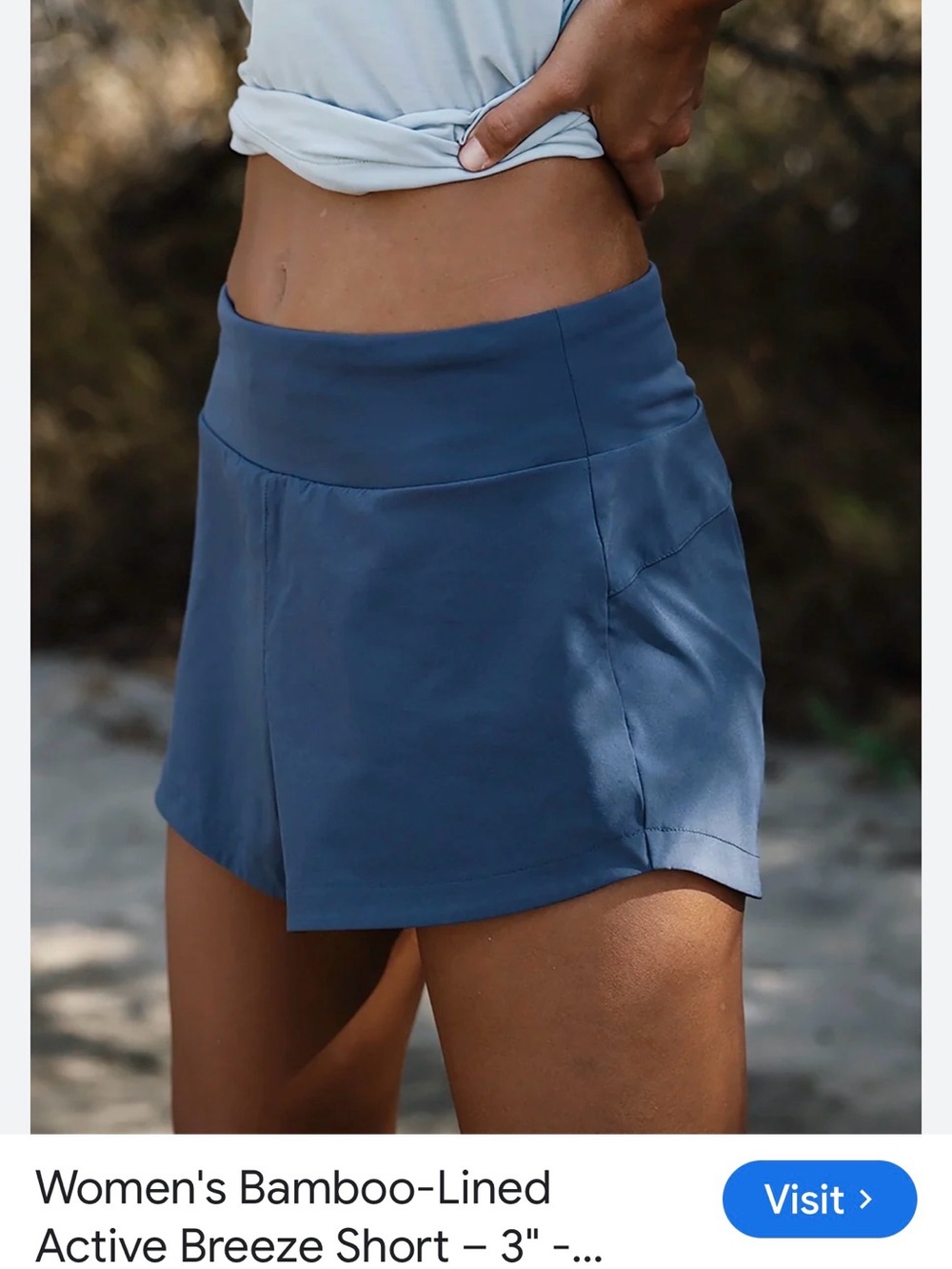 Free Fly Apparel Women's Active Skort - Slate Blue